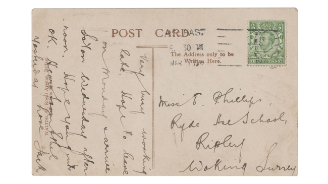Tấm bưu thiếp của thành viên thủy thủy đoàn tàu Titanic có thể bán đấu giá được 15.000 USD - Ảnh 2.
