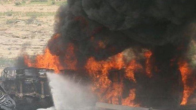 Xe chở xăng phát nổ ở Nigeria làm ít nhất 64 người bị thương - Ảnh 1.