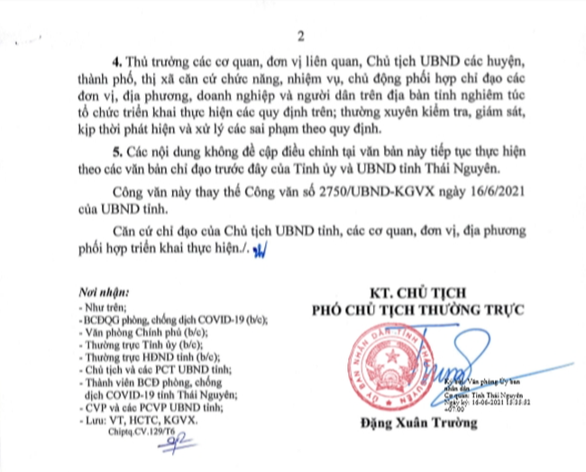 Thái Nguyên cho phép mở cửa trở lại các dịch vụ thể thao, ăn uống ở huyện Phú Bình - Ảnh 2.