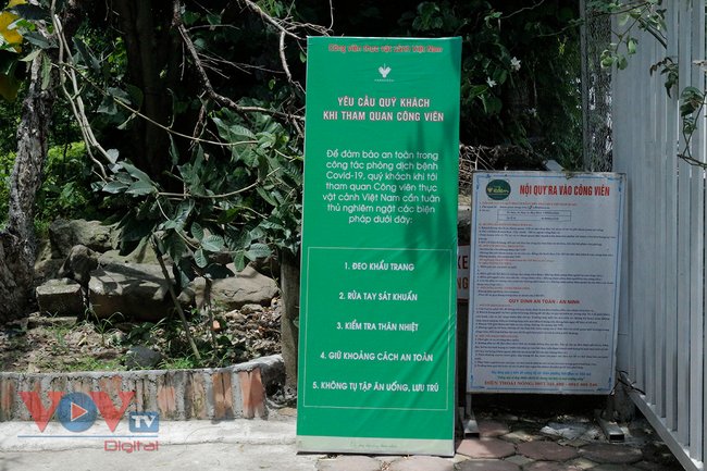 Người dân Thủ đô không đeo khẩu trang, tụ tập 'sống ảo' tại Công viên thực vật cảnh Việt Nam - Ảnh 10.