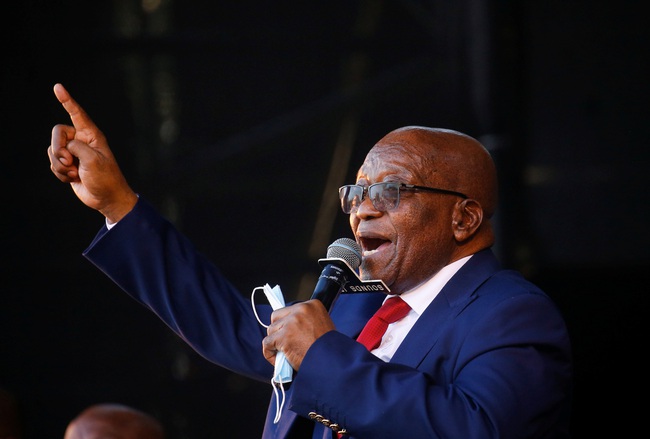 Cựu Tổng thống Nam Phi J.Zuma chấp hành án tù - Ảnh 1.