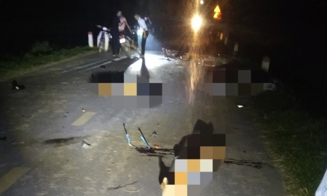 Phú Thọ: Tai nạn giao thông nghiêm trọng khiến 5 người tử vong - Ảnh 1.