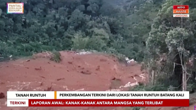 Vụ lở đất ở Malaysia: Ít nhất 2 người thiệt mạng, 51 người mất tích - Ảnh 1.