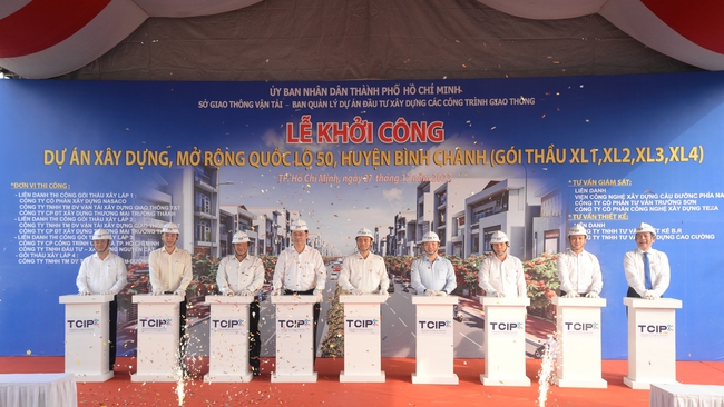 TP.HCM khởi công dự án 1.500 tỷ đồng kết nối với Long An - Ảnh 4.