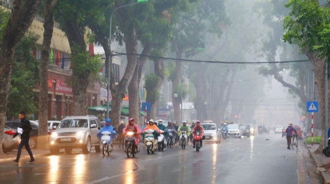 Thời tiết hôm nay: Bắc Bộ và Thanh Hóa có mưa rào, trời chuyển rét - Ảnh 1.