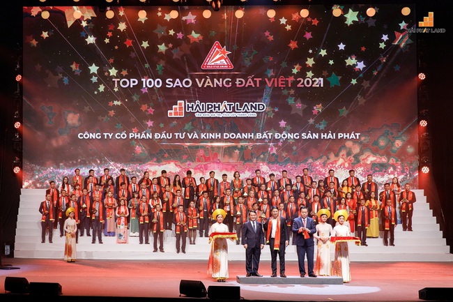 Top 100 giải thưởng Sao Vàng đất Việt 2021 xướng tên Hải Phát Land - Ảnh 1.