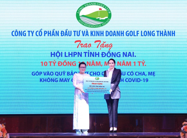 Golf Long Thành tài trợ 10 tỷ đồng cho chương trình “Mẹ đỡ đầu” tại tỉnh Đồng Nai - Ảnh 1.