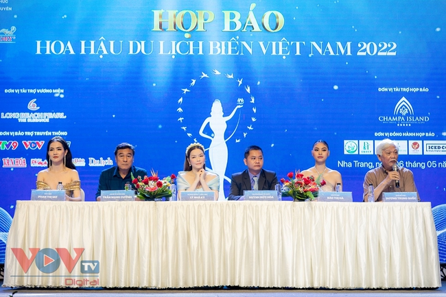 Khánh Hoà: Họp báo Cuộc thi Hoa hậu Du lịch biển Việt Nam 2022 - Ảnh 1.