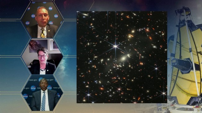Tổng thống Mỹ Joe Biden công bố hình ảnh đặc biệt về vũ trụ do kính viễn vọng James Webb chụp  - Ảnh 2.