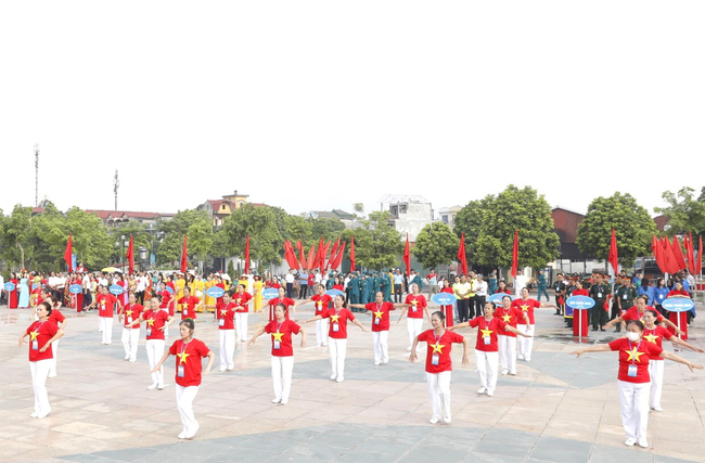 Quận Long Biên: Phường Cự Khối tổ chức Đại hội Thể dục Thể thao lần thứ V, năm 2022 - Ảnh 4.
