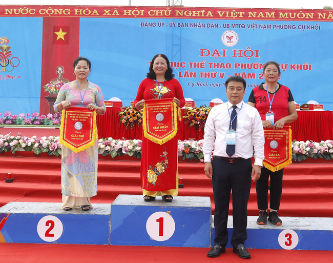 Quận Long Biên: Phường Cự Khối tổ chức Đại hội Thể dục Thể thao lần thứ V, năm 2022 - Ảnh 9.