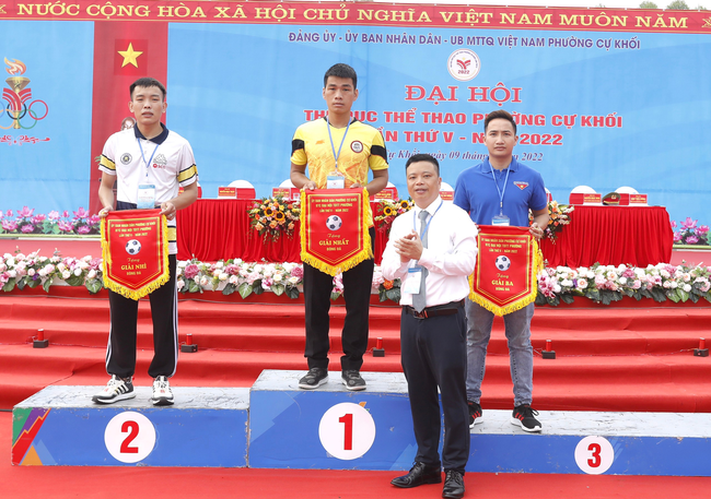 Quận Long Biên: Phường Cự Khối tổ chức Đại hội Thể dục Thể thao lần thứ V, năm 2022 - Ảnh 11.