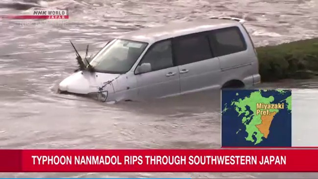 Thủ tướng Nhật Bản thúc giục cảnh giác cao nhất trước siêu bão Nanmadol - Ảnh 1.