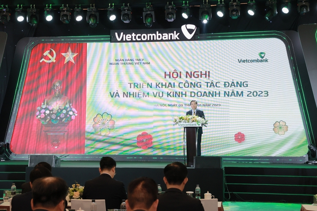 Vietcombank tổ chức thành công Hội nghị triển khai công tác Đảng và nhiệm vụ kinh doanh năm 2023 - Ảnh 2.
