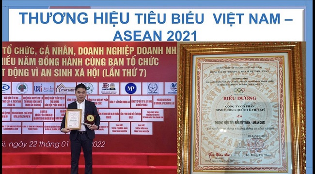 Công ty CP Dinh dưỡng Quốc tế Việt Mỹ đạt Top 10 thương hiệu tin cậy, sản phẩm chất lượng 2022 - Ảnh 3.