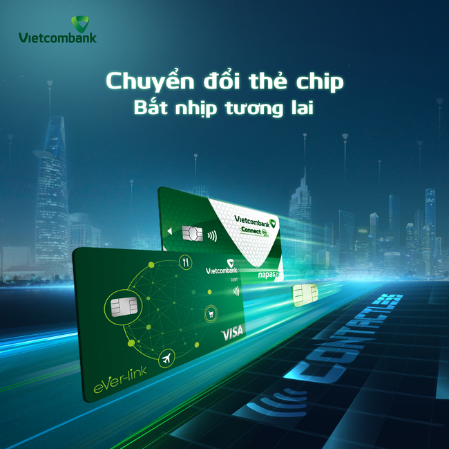 Vietcombank Chip Contactless - Chìa khóa mở ra sự tiện lợi trong xu hướng sống số - Ảnh 1.