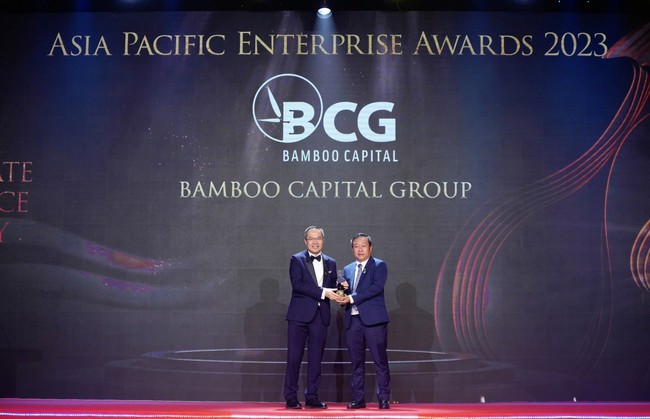 Bamboo Capital và Tracodi được trao giải doanh nghiệp xuất sắc Châu Á năm 2023 - Ảnh 1.
