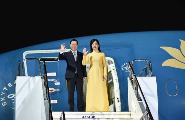 Chủ tịch nước Võ Văn Thưởng tới Tokyo, thăm chính thức Nhật Bản- Ảnh 1.