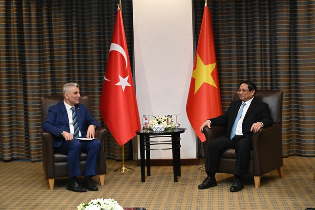 Thủ tướng Chính phủ Phạm Minh Chính tiếp Bộ trưởng Thương mại Thổ Nhĩ Kỳ- Ảnh 2.