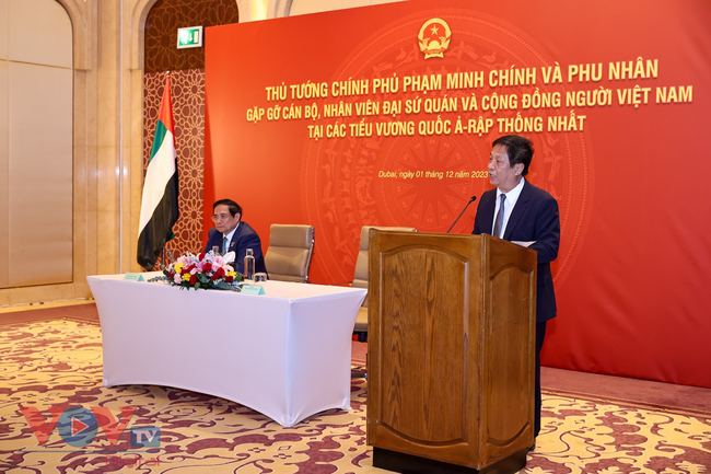 Thủ tướng Phạm Minh Chính gặp cộng đồng người Việt Nam tại UAE- Ảnh 3.