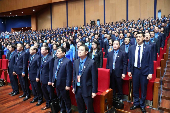 Lãnh đạo Đảng, Nhà nước dự phiên trọng thể Đại hội Công đoàn Việt Nam- Ảnh 9.