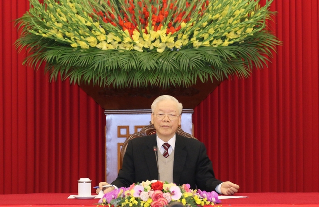 Tổng Bí thư Nguyễn Phú Trọng và Chủ tịch Đảng Dân chủ Tự do, Thủ tướng Nhật Bản Kishida Fumio tiến hành điện đàm - Ảnh 2.