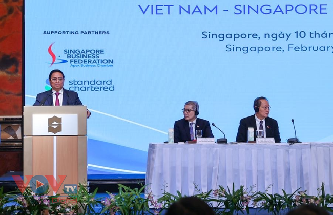 Thủ tướng Phạm Minh Chính dự Diễn đàn doanh nghiệp Việt Nam - Singapore - Ảnh 2.