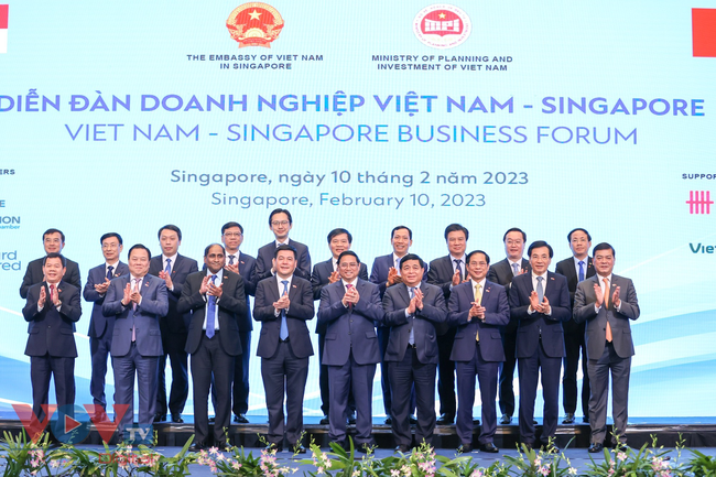 Thủ tướng Phạm Minh Chính dự Diễn đàn doanh nghiệp Việt Nam - Singapore - Ảnh 4.