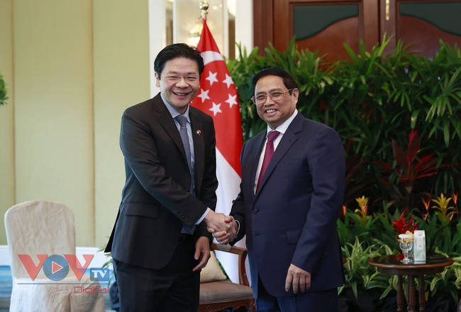 Thủ tướng Chính phủ Phạm Minh Chính tiếp Phó Thủ tướng, Bộ trưởng Tài chính Singapore - Ảnh 1.