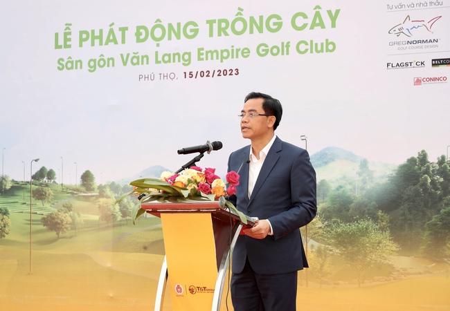 Phát động trồng cây phủ xanh 16 ha dự án sân golf tại tỉnh Phú Thọ - Ảnh 2.