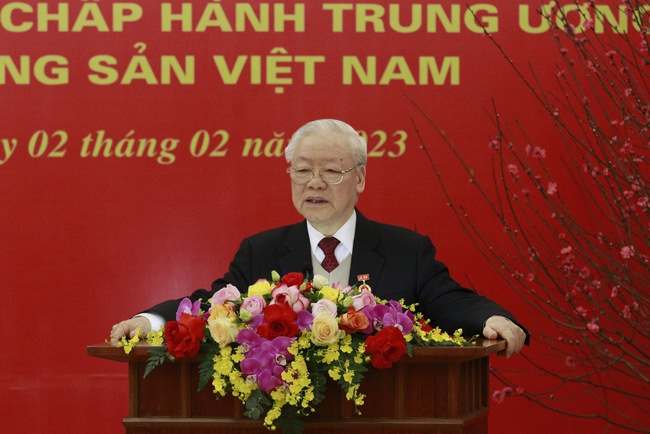 Toàn văn phát biểu của TBT Nguyễn Phú Trọng nhận huy hiệu 55 năm tuổi Đảng - Ảnh 1.