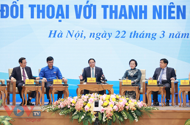 Thủ tướng Chính phủ Phạm Minh Chính đối thoại với thanh niên - Ảnh 8.