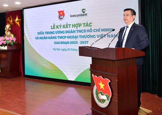 Vietcombank và Trung ương Đoàn TNCS Hồ Chí Minh tổ chức Lễ ký kết hợp tác giai đoạn 2023-2027 - Ảnh 2.