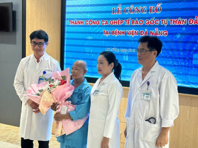 Bệnh viện Đà Nẵng thực hiện thành công ca ghép tế bào gốc tự thân - Ảnh 1.