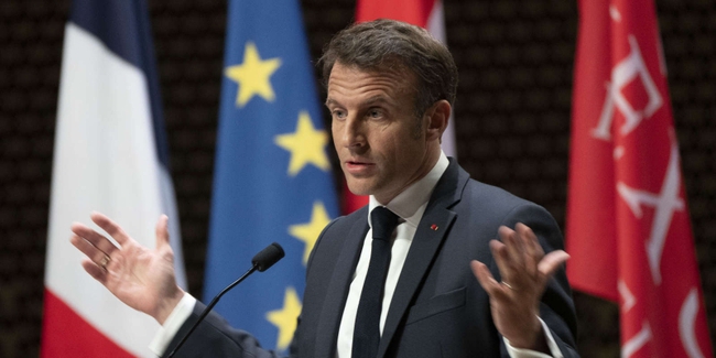Tổng thống Pháp Macron trình bày học thuyết an ninh kinh tế mới đối với châu Âu - Ảnh 1.