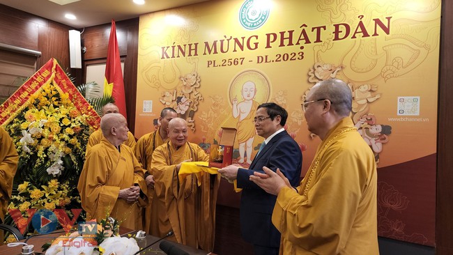 Thủ tướng Chính phủ Phạm Minh Chính dự Đại lễ Phật đản Phật lịch 2567 - Ảnh 1.