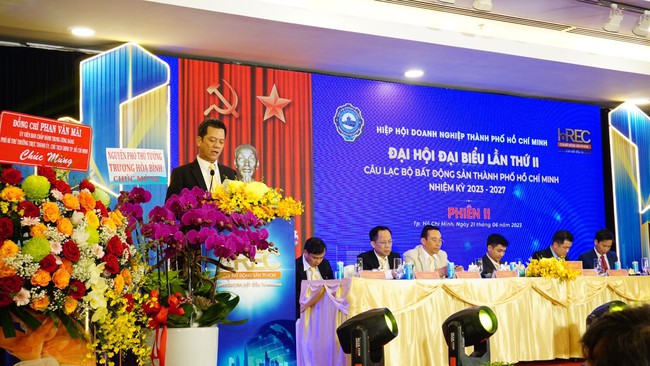 Đại hội HREC bầu ông Nguyễn Quốc Bảo làm Chủ tịch nhiệm kỳ 2023 - 2027 - Ảnh 1.