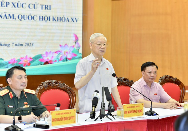 Tổng Bí thư Nguyễn Phú Trọng: Cái gì không đúng phải phản đối, phê bình - Ảnh 1.