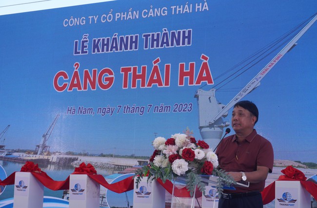 Hà Nam: Khánh thành, đưa vào hoạt động Cảng Thái Hà - Ảnh 5.