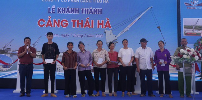Hà Nam: Khánh thành, đưa vào hoạt động Cảng Thái Hà - Ảnh 4.