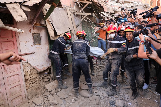 Động đất tại Maroc: Hơn 4.500 người chết và bị thương - Ảnh 1.