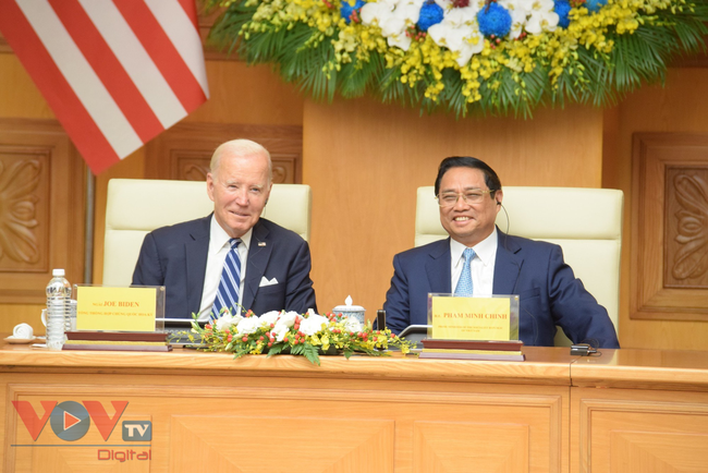 Thủ tướng Phạm Minh Chính hội kiến Tổng thống Hoa Kỳ Joe Biden  - Ảnh 1.