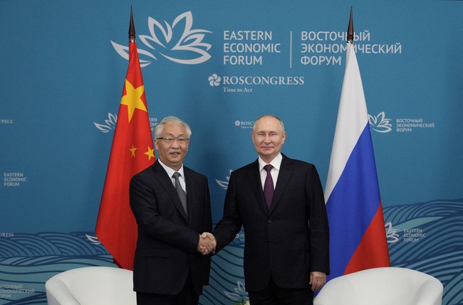 Tổng thống Putin: Quan hệ Nga - Trung đạt tới mức “tốt nhất lịch sử” - Ảnh 1.
