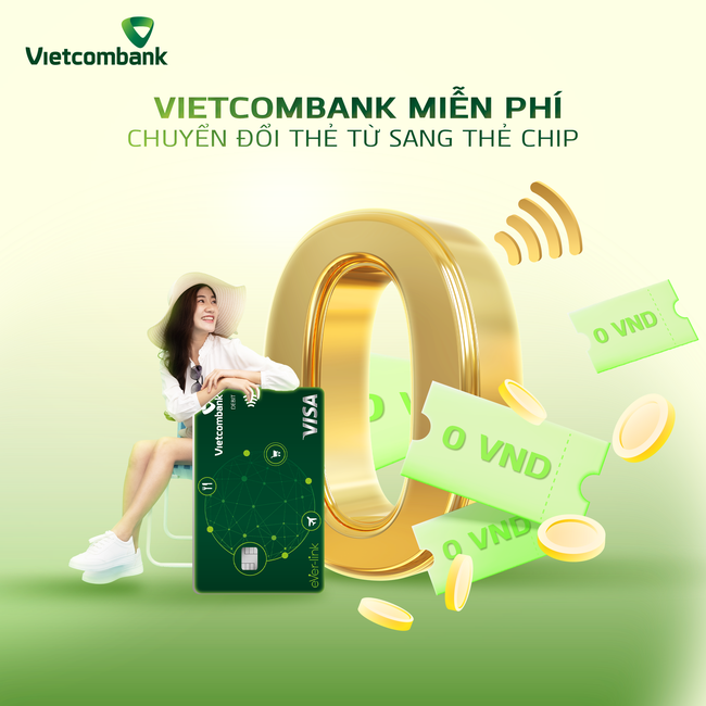 Lợi ích của thẻ Vietcombank công nghệ chip contactless - Ảnh 1.