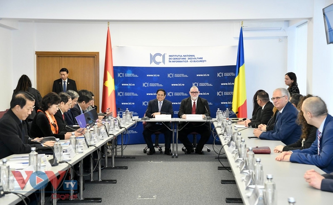 Thủ tướng Phạm Minh Chính thăm Viện nghiên cứu và Phát triển tin học quốc gia Romania- Ảnh 2.