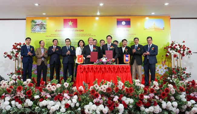 Lãnh đạo Lào mong muốn VOV tiếp tục hỗ trợ phát triển lĩnh vực phát thanh - Ảnh 8.
