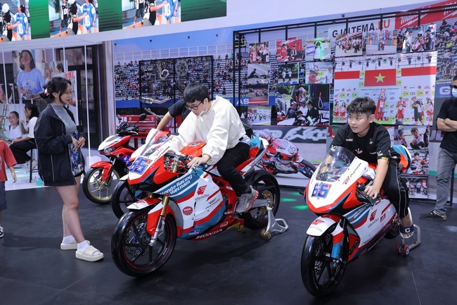 Vietnam Motor Show 2024 thu hút nhiều khách là các bà, các mẹ và trẻ em- Ảnh 1.