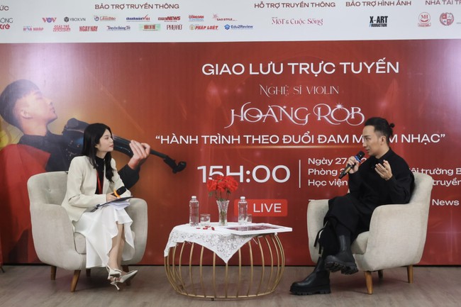 Giao lưu trực tuyến cùng Hoàng Rob: Nghệ sĩ tiên phong kết hợp violin cổ điển cùng âm nhạc hiện đại- Ảnh 1.