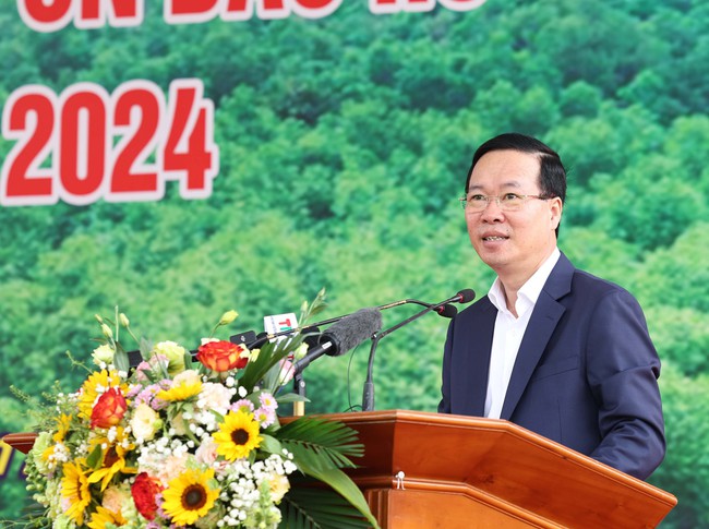 Chủ tịch nước đánh trống phát động 'Tết trồng cây đời đời nhớ ơn Bác Hồ'- Ảnh 2.