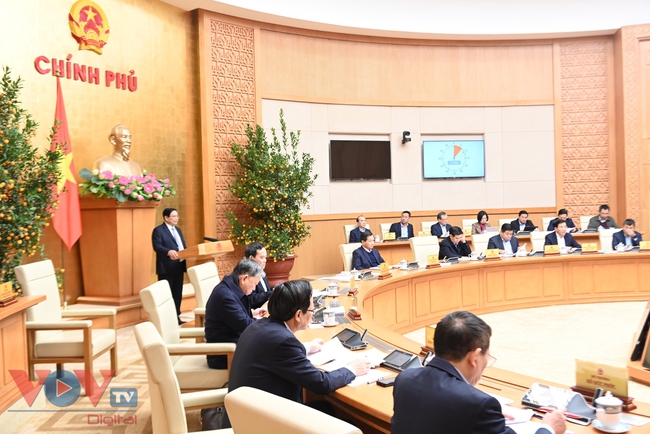 Thủ tướng Chính phủ Phạm Minh Chính chủ trì Phiên họp Chính phủ thường kỳ tháng 02/2024- Ảnh 1.